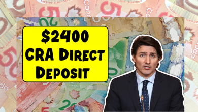 $2400 CRA Direct Deposit