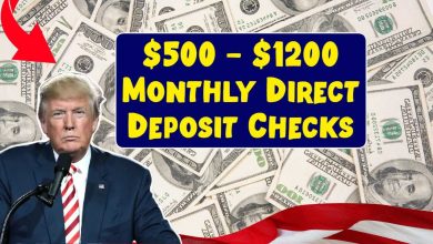 $500 – $1200 Monthly Direct Deposit Checks 2025